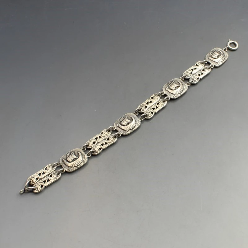 Shipton and Co Silver Celtic Bracelet